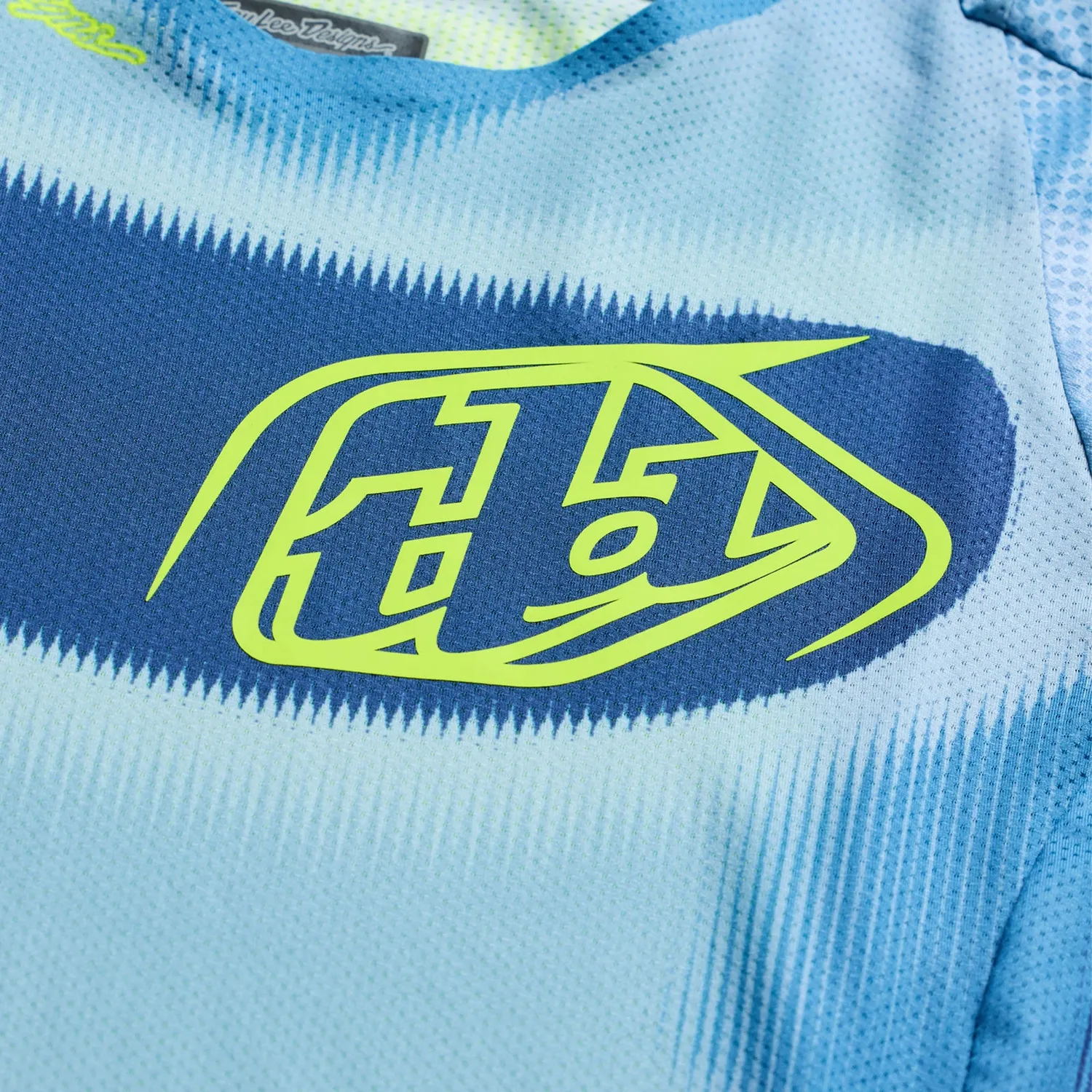 Troy Lee Designs SE Pro Illusion Maglia Slate Flo Yellow