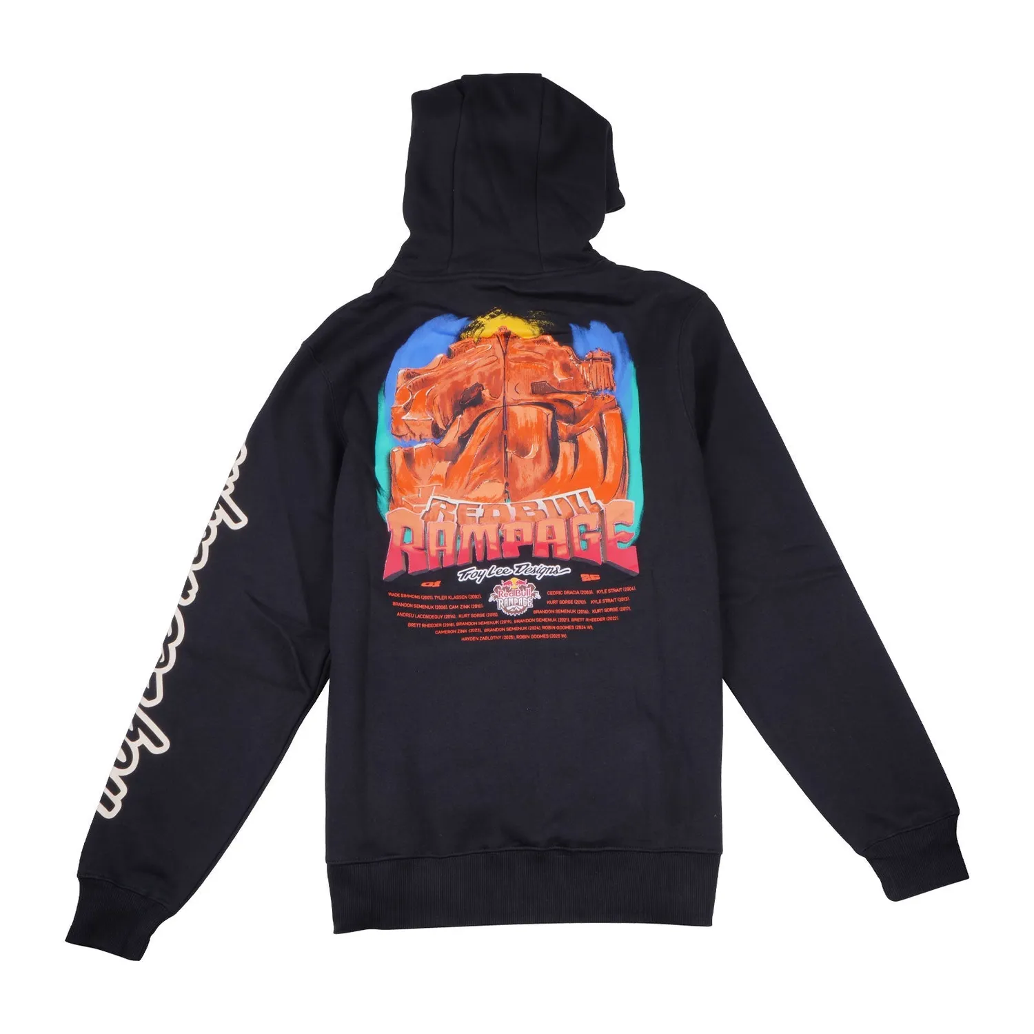 Troy Lee Designs Dreamland Felpa Cappuccio Nera Rampage