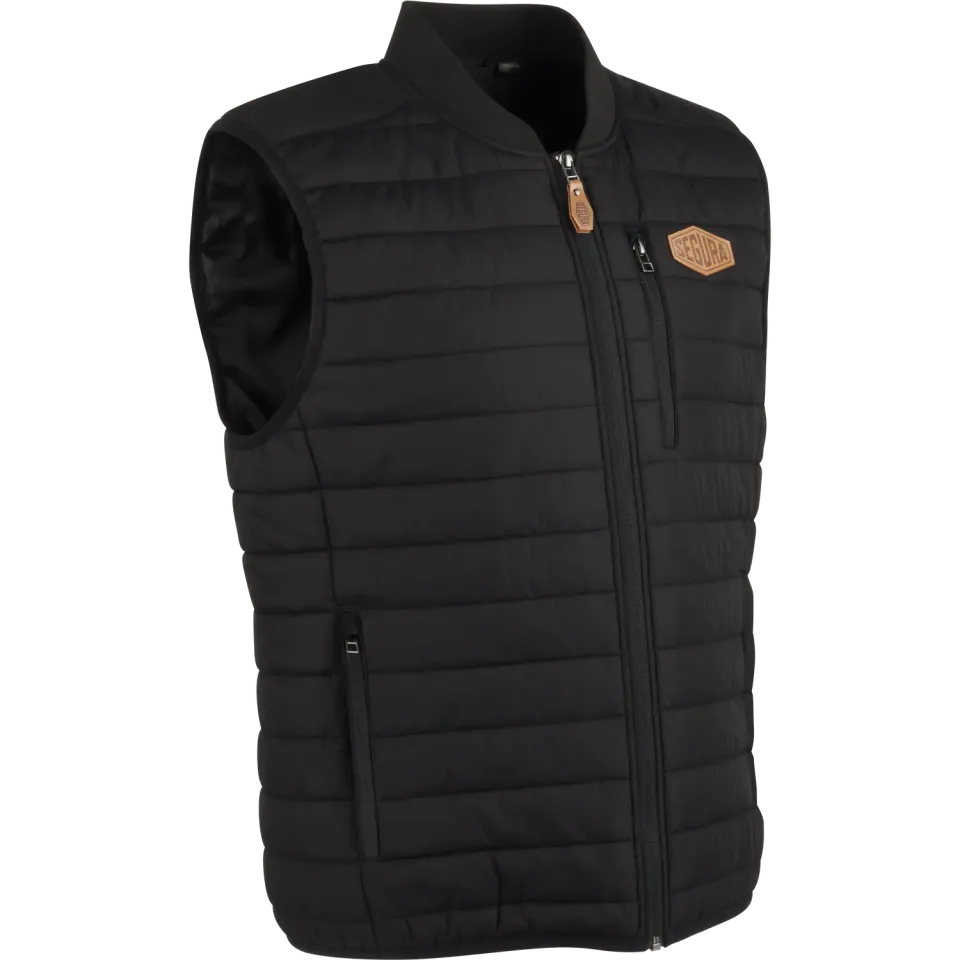 Segura Tipy gilet moto nero smanicato trapuntato