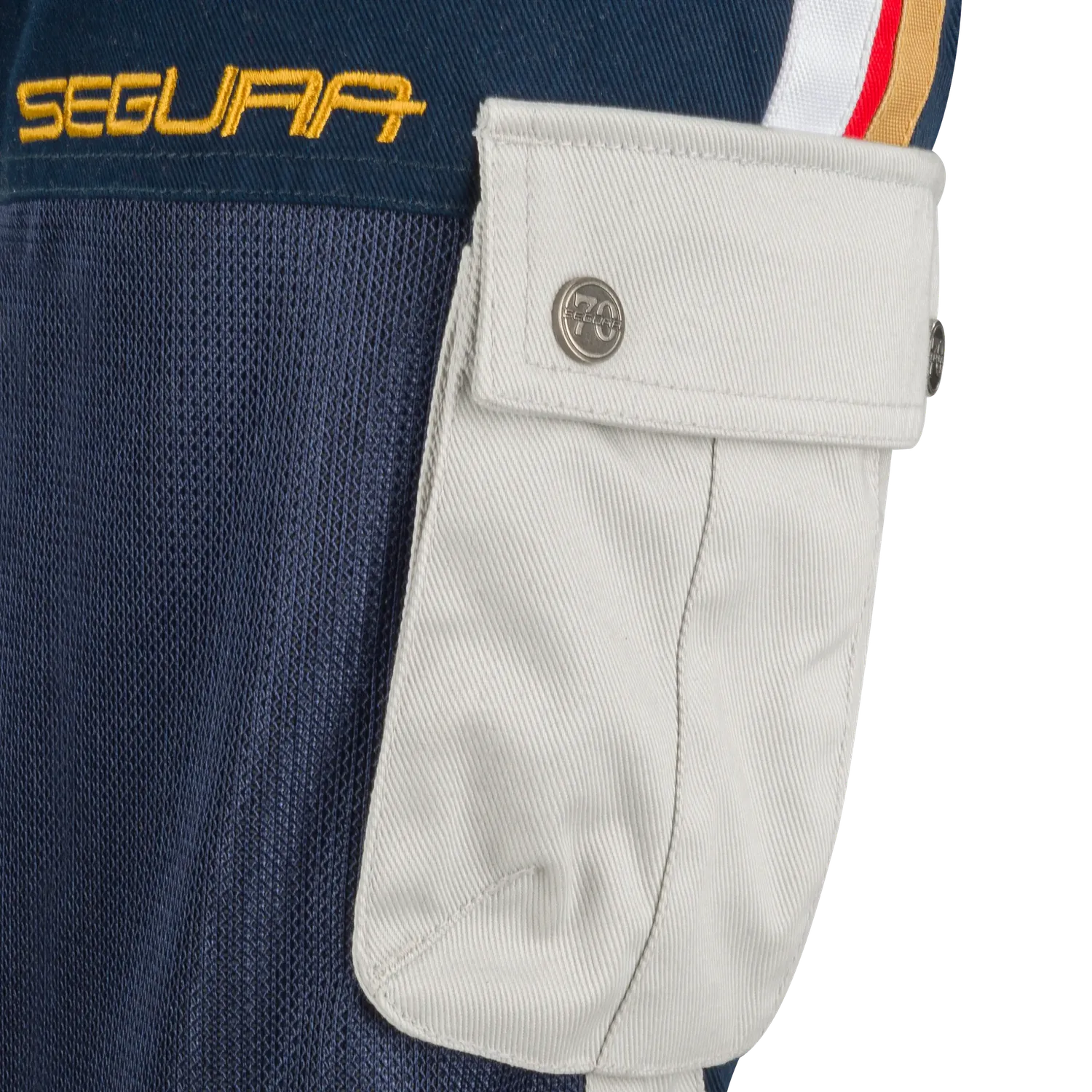Segura Mojo pantaloni moto tessuto blu-grigio S-4XL