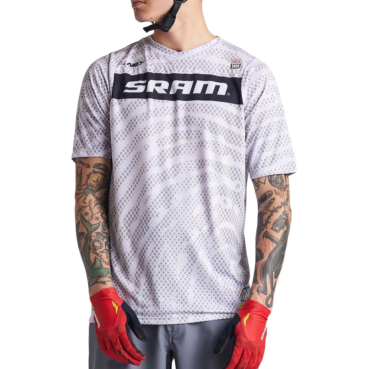 Troy Lee Designs Skyline Air SS SRAM Roots maglia mtb Cement