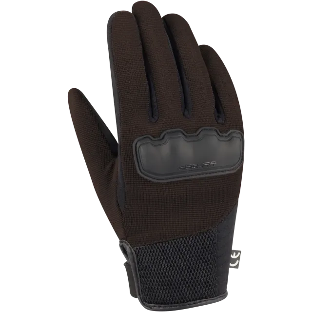 Segura Eden Noir Marron guanti moto estivi leggeri