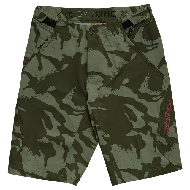 Troy Lee Designs Skyline Short pantaloncini MTB Olive con fondello