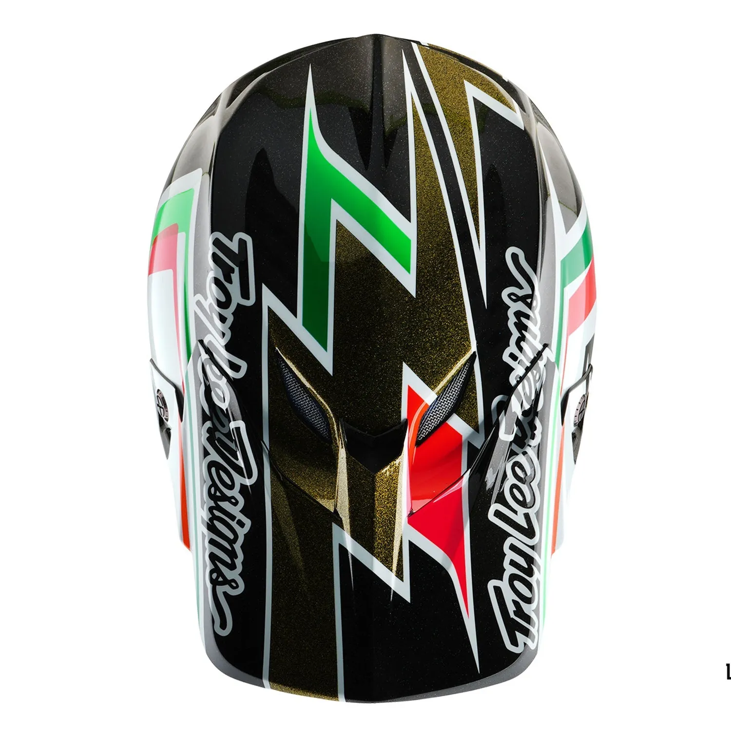 Troy Lee Designs SE5 Carbon casco moto nero Labyrinth MIPS