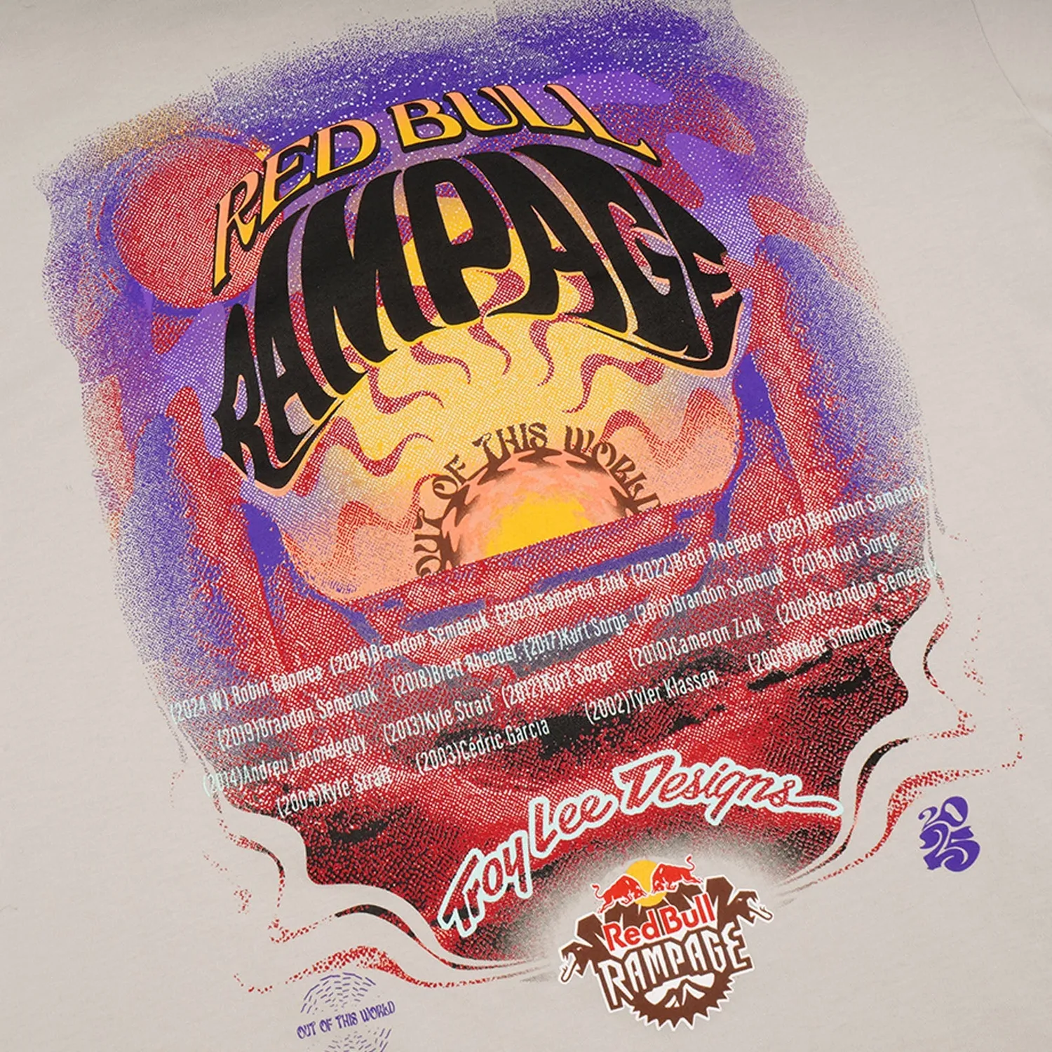 Troy Lee Designs Rampage Valley of Gods t-shirt uomo bone