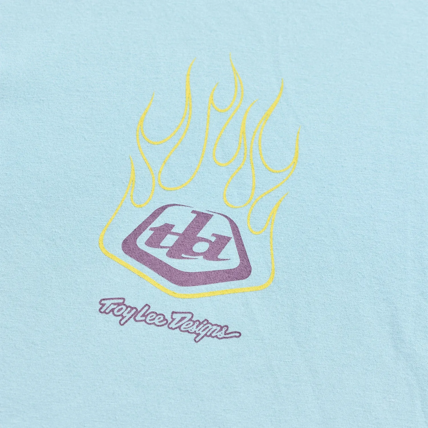 Troy Lee Designs Flame2 Dawn Blue t-shirt manica lunga uomo