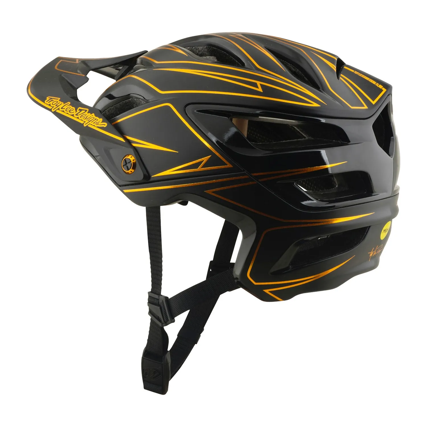 Troy Lee Designs A3 Pinstripe casco mtb Black