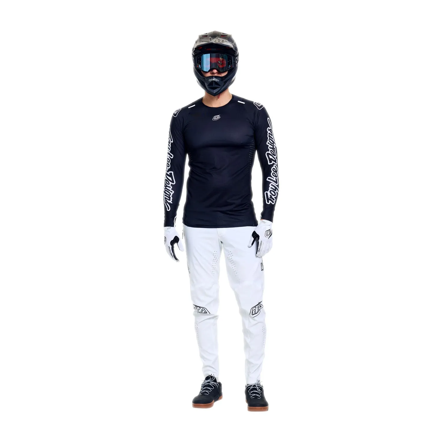 Troy Lee Designs Sprint Ultra Pant Mono White pantaloni DH bianchi