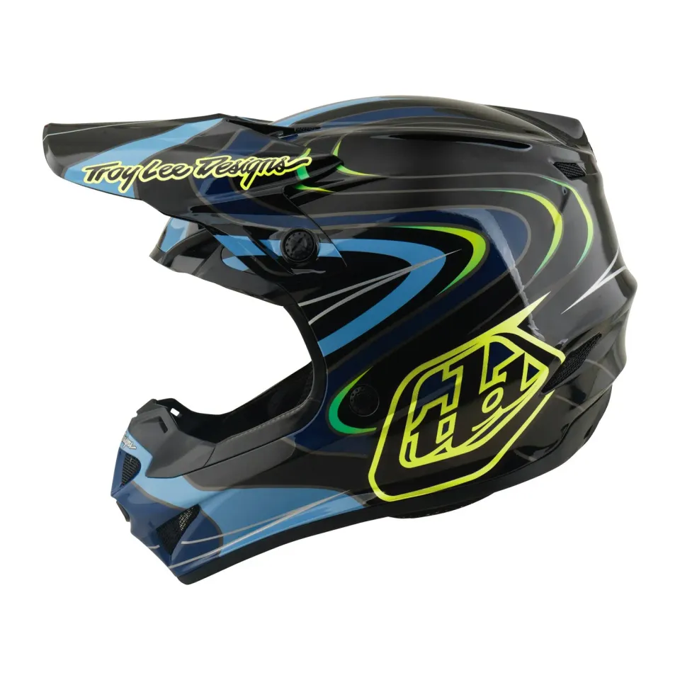 Troy Lee Designs GP Pro Slides casco moto ragazzo nero