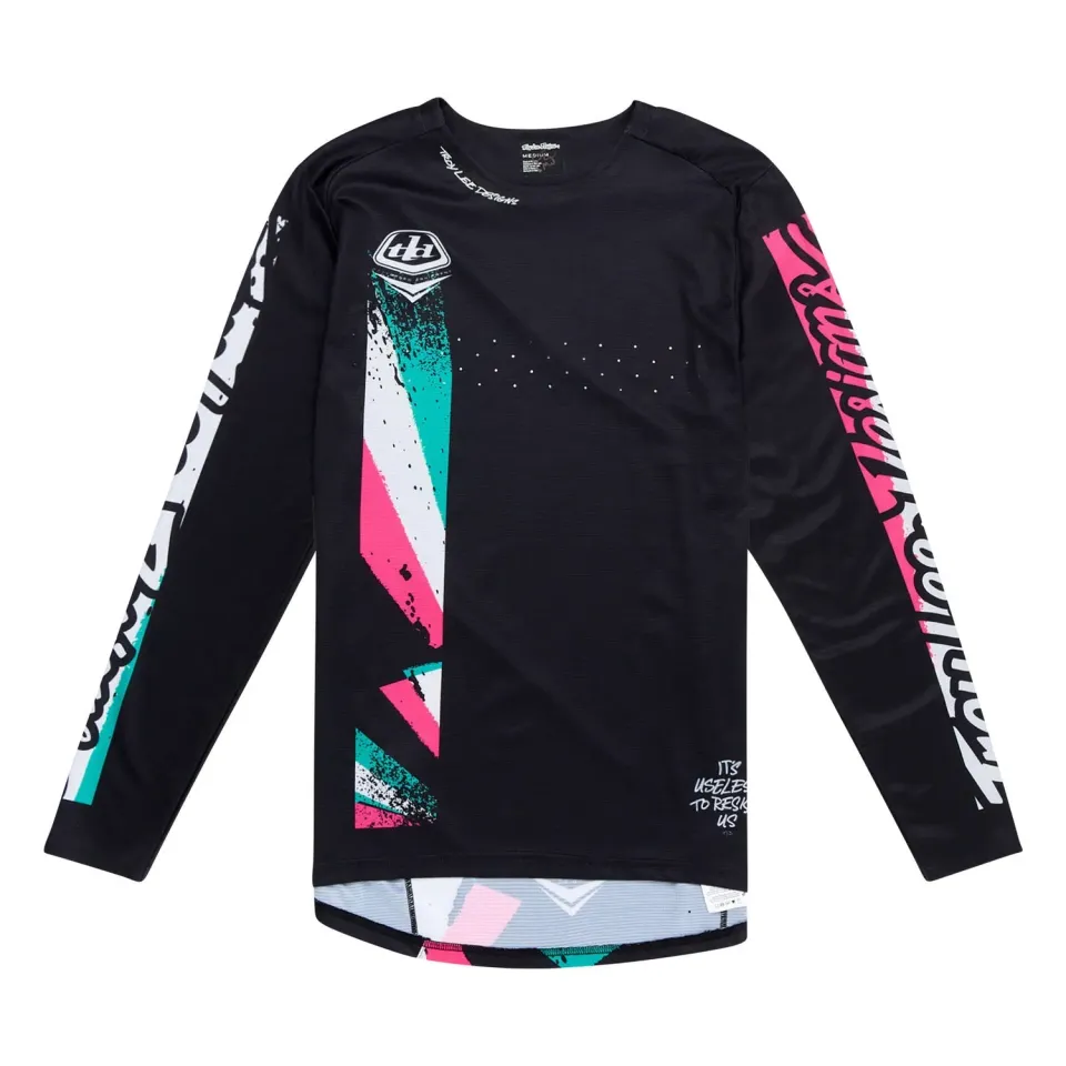 Troy Lee Designs Sprint maglia MTB nera manica lunga gara