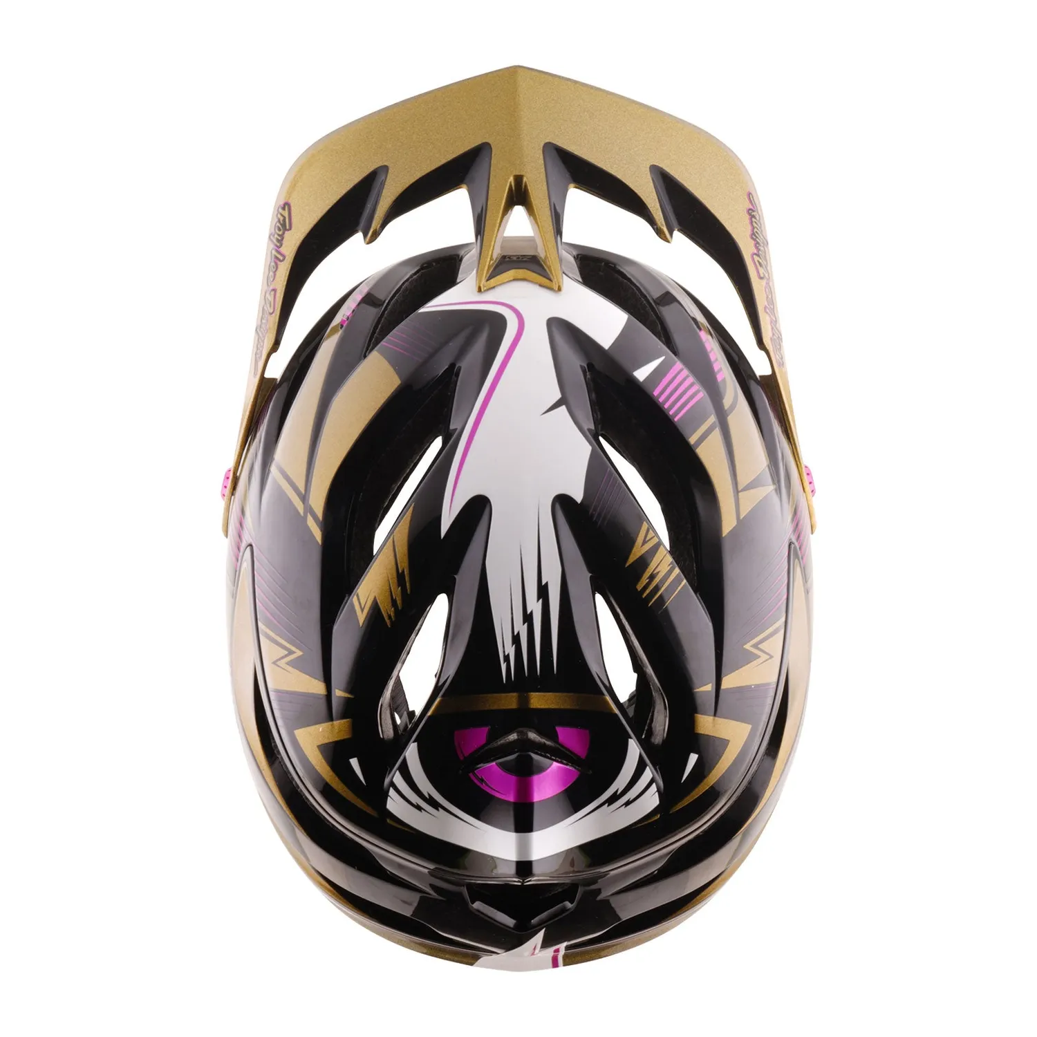 Troy Lee Designs A3 Cyclops casco bici oro nero