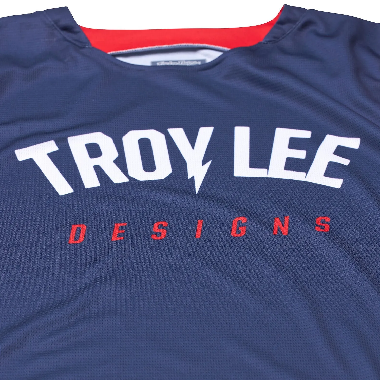 Troy Lee Designs GP Pro maglia moto Boltz Navy Red traspirante