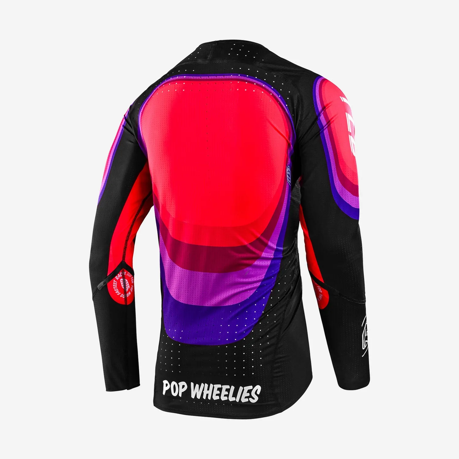 Troy Lee Designs SE Ultra Reverb maglia moto Black Glo Red