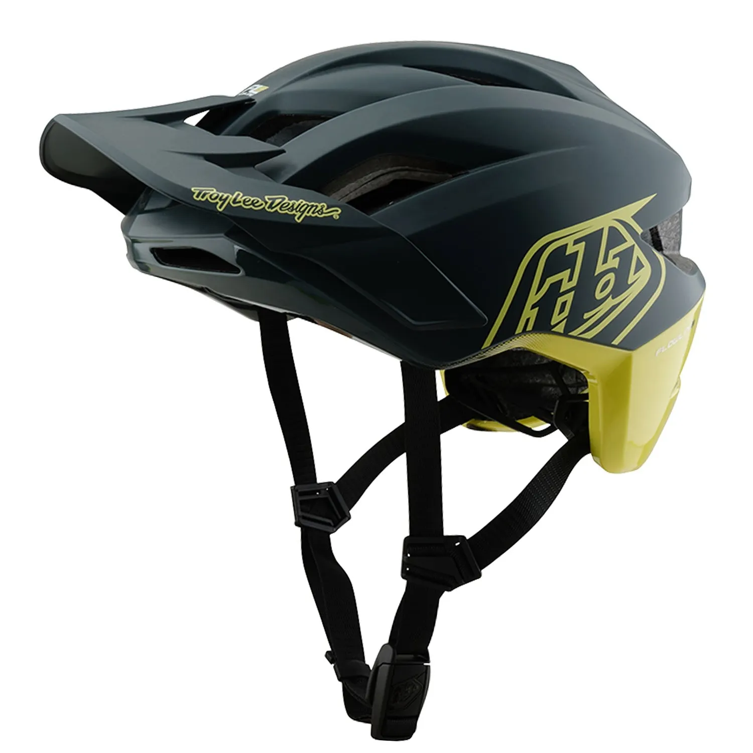 Troy Lee Designs Flowline SE Casco MTB Grigio Giallo M/L