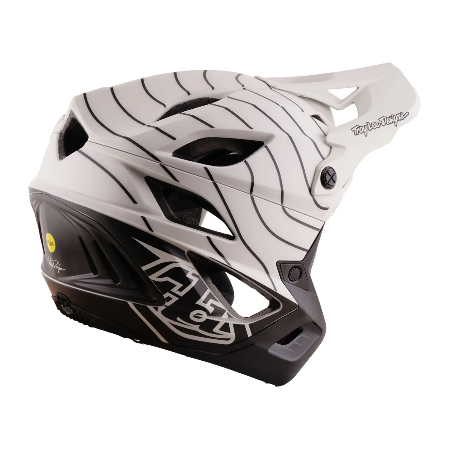 Troy Lee Designs Stage Stunt casco integrale Pumice