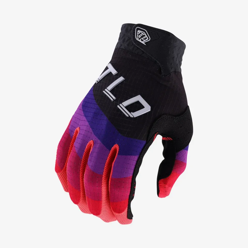 Troy Lee Designs Youth Air guanti moto bimbo nero rosso