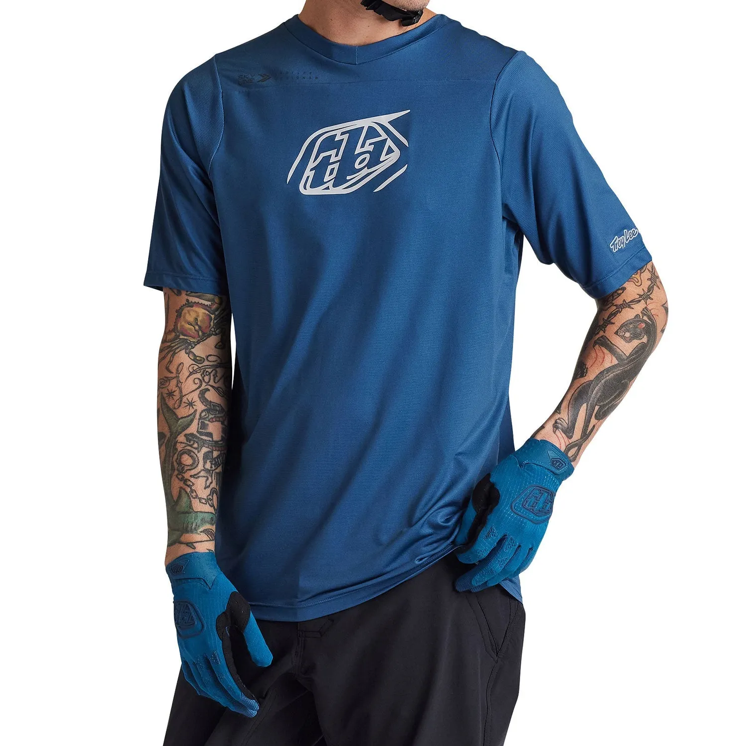 Troy Lee Designs Skyline maglia mtb indigo manica corta