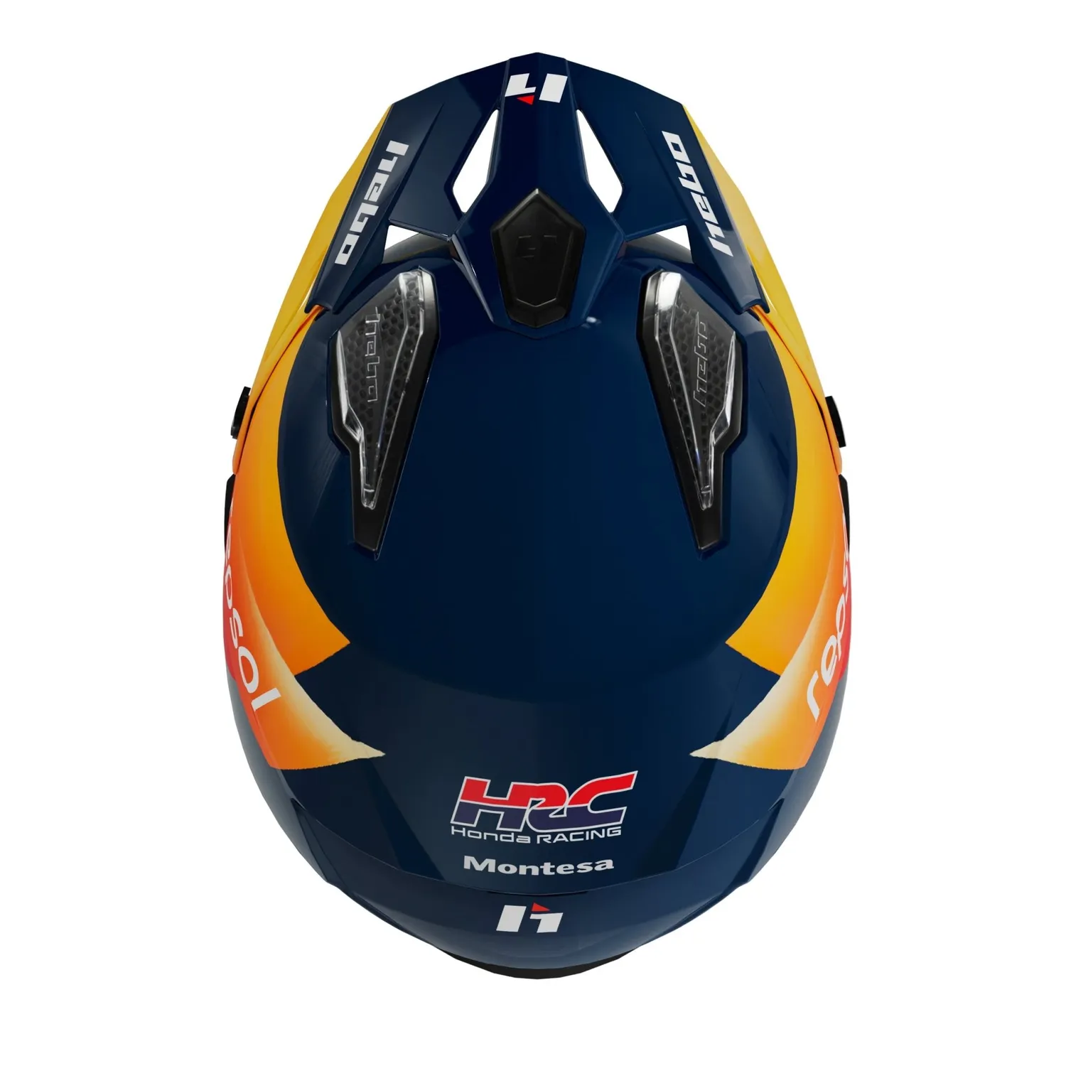 Hebo Zone 5 Montesa Team casco trial omologato ECE 22-06