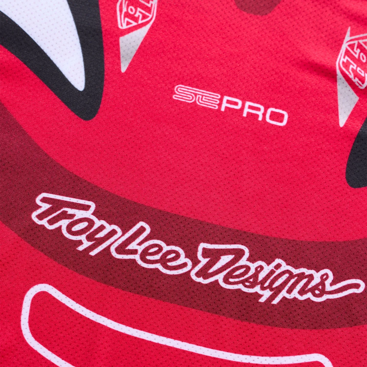 Troy Lee Designs SE Pro Salvo maglia moto bambino rosso bianco