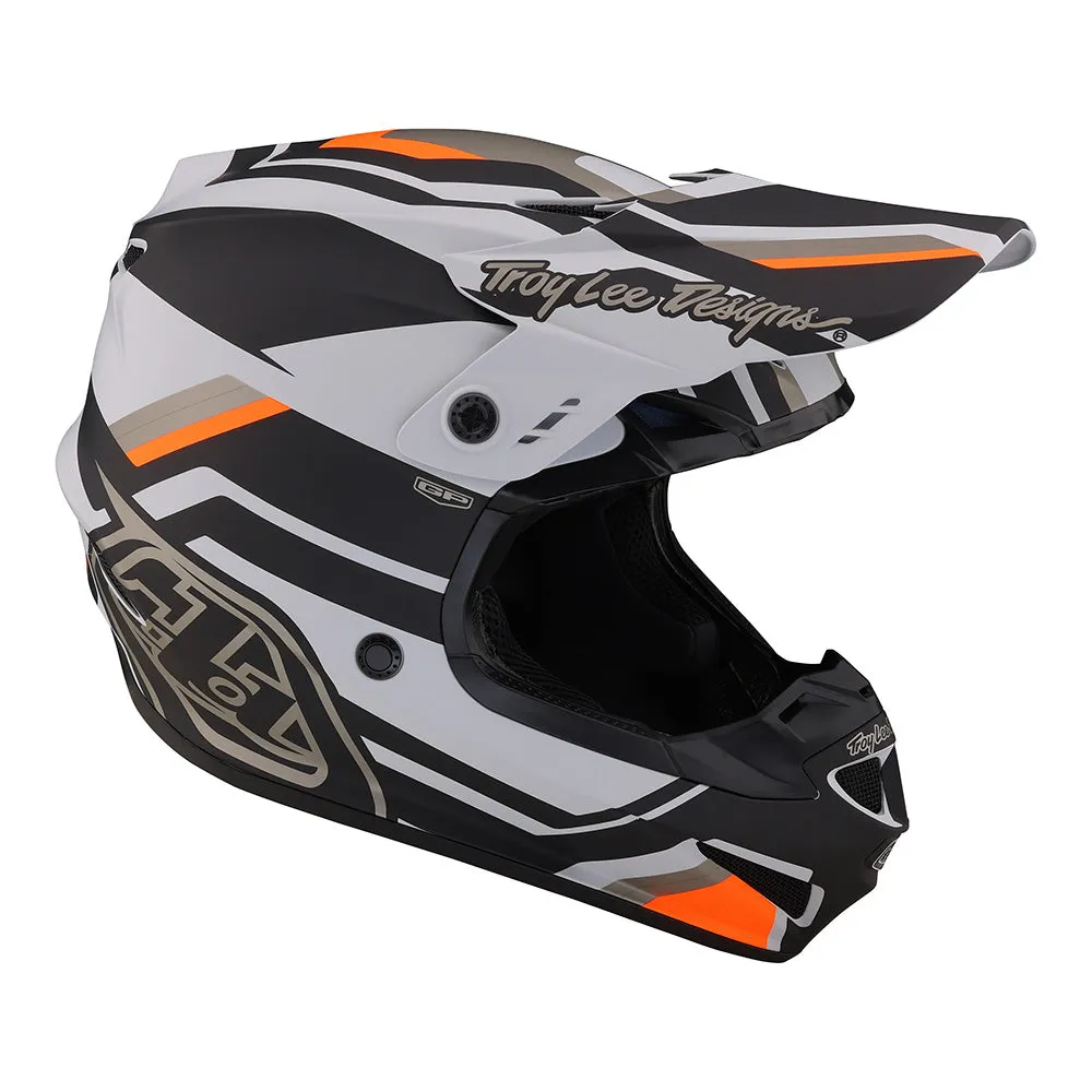 Troy Lee Designs GP Apex Grey Orange casco moto cross
