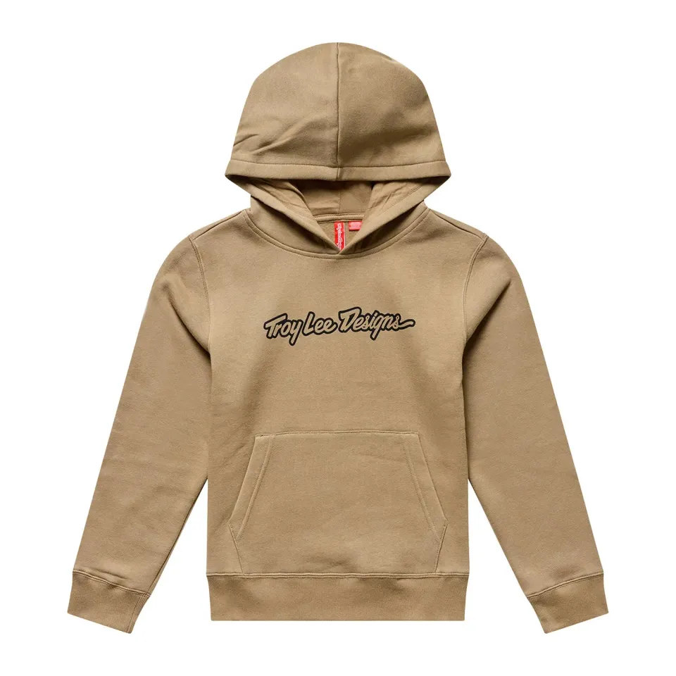 Troy Lee Designs Signature felpa ragazzo sienna cappuccio