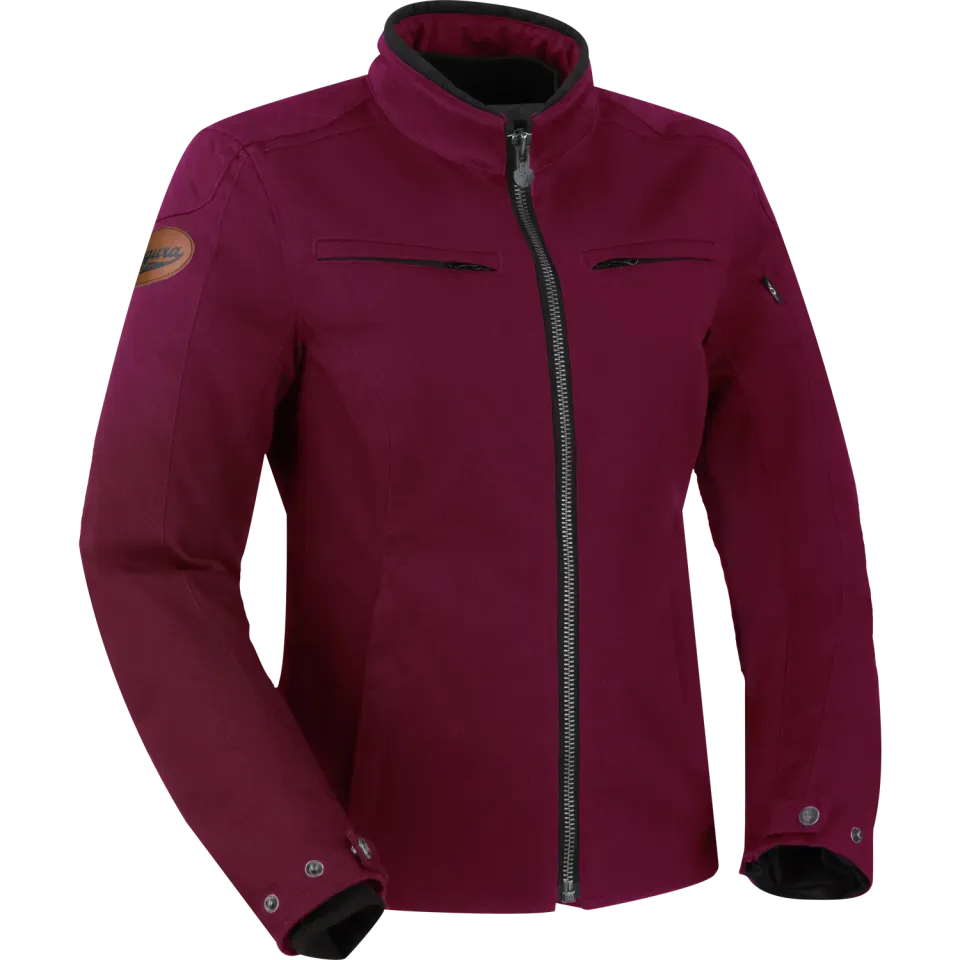 Segura Lady Garrison giubbotto moto donna bordeaux