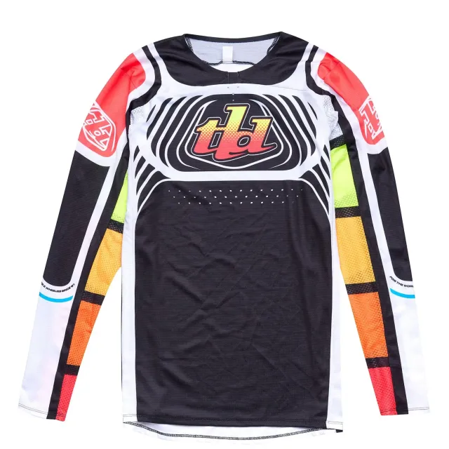 Troy Lee Designs SE Pro maglia moto Wavez Black Multi Dura Mesh
