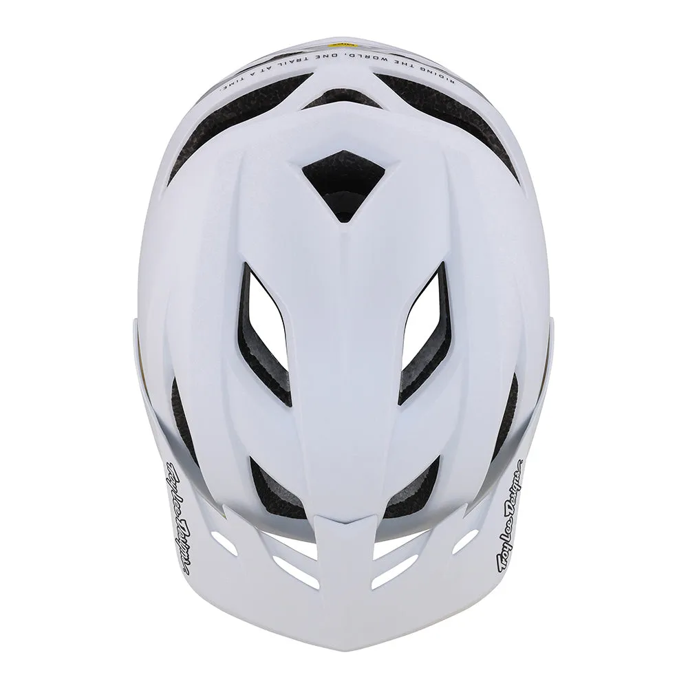 Troy Lee Designs Flowline SE MIPS casco bici bianco