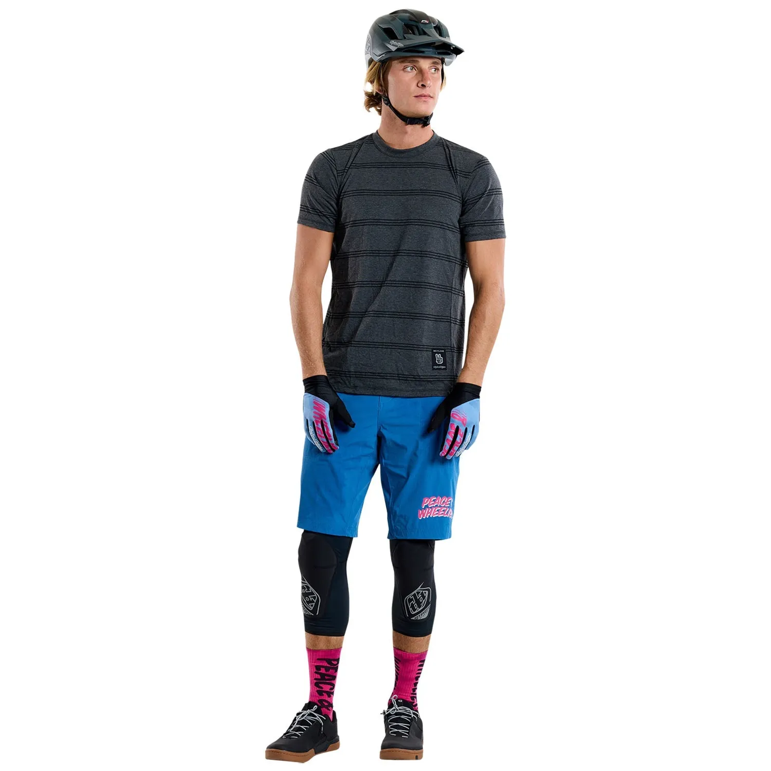 Troy Lee Designs Skyline Ride Tee maglia bici dark cloud
