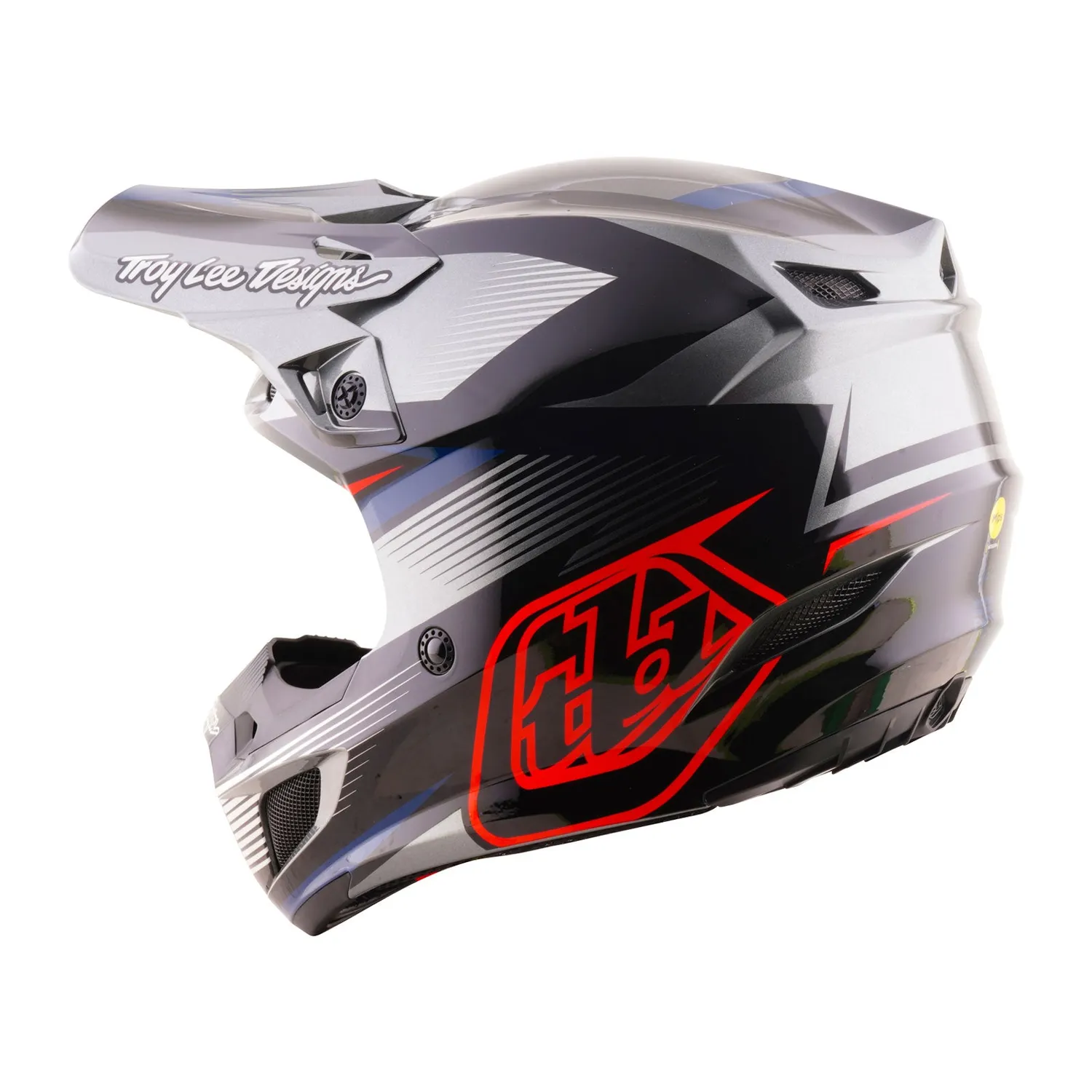 Troy Lee Designs SE5 Ripper casco cross grigio MIPS