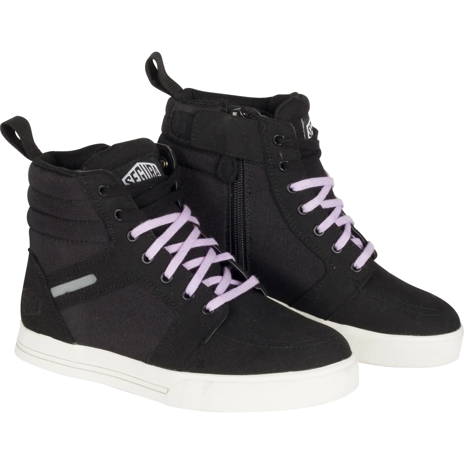 Segura Lady Santana scarpe moto donna nero lilla impermeabile