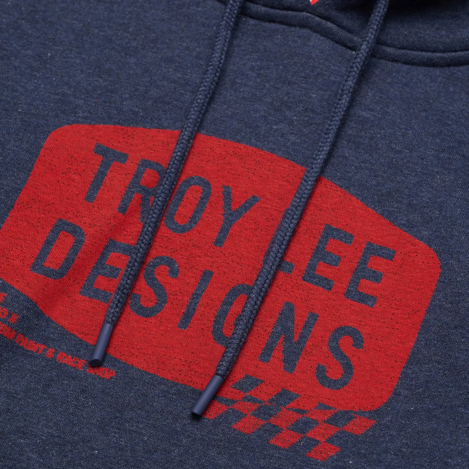 Troy Lee Designs Stamp felpa con cappuccio navy heather