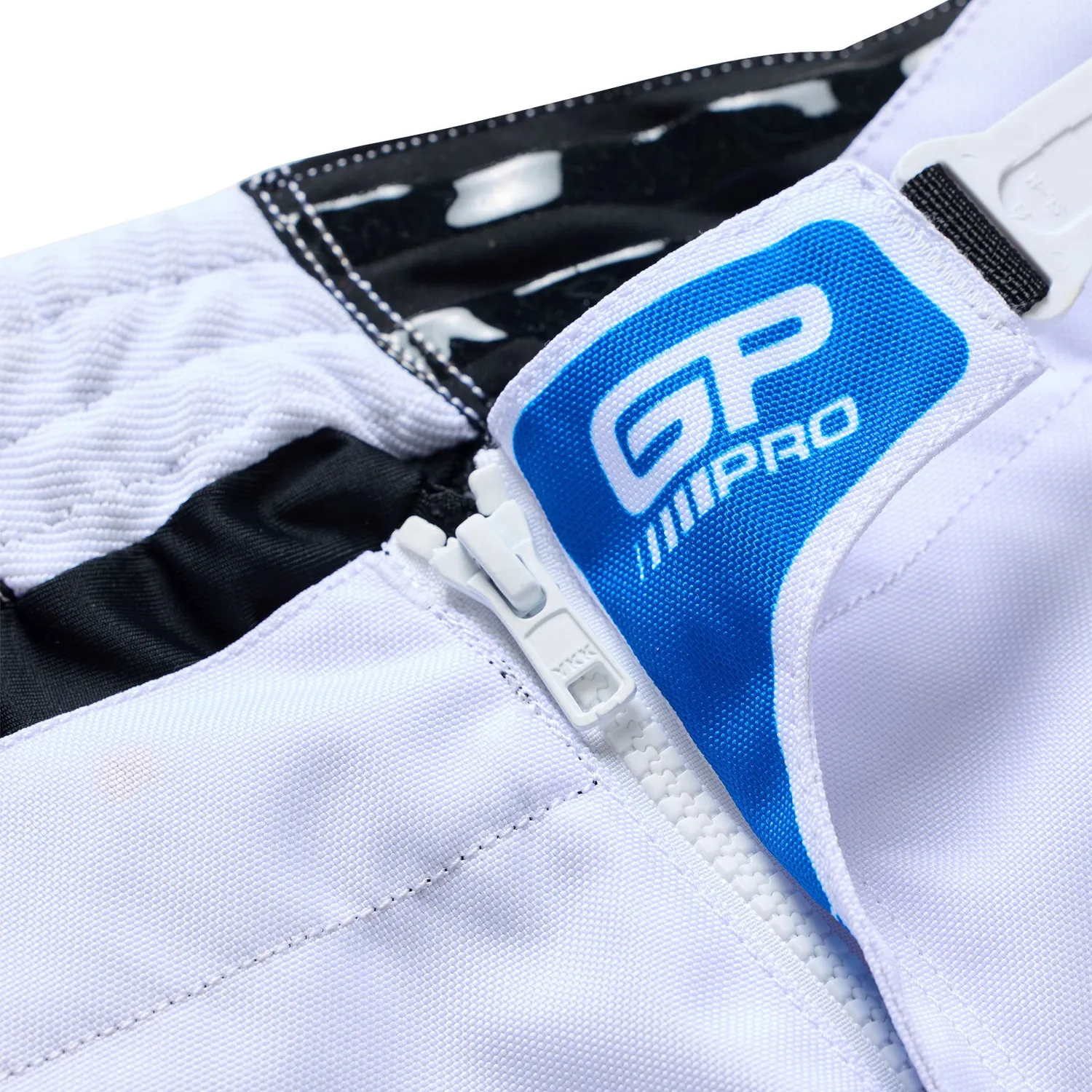 Troy Lee Designs GP Pro Roller Pantaloni Moto Bianco Blu