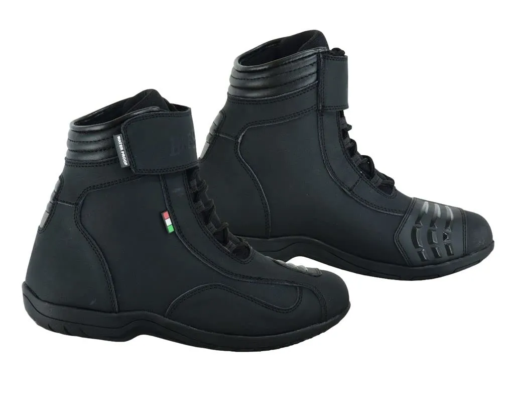 Bi Esse ST-City Scarpe Moto Pelle 43 Nero