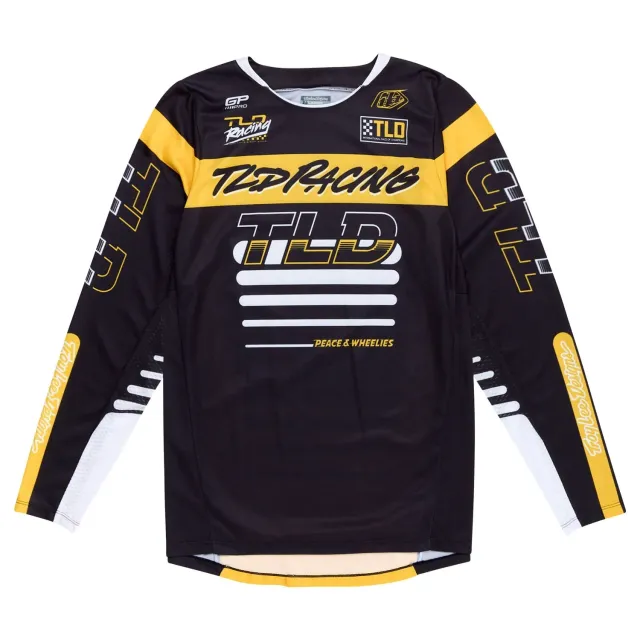 Troy Lee Designs GP Pro Fifty-50 Maglia Nero Oro traspirante