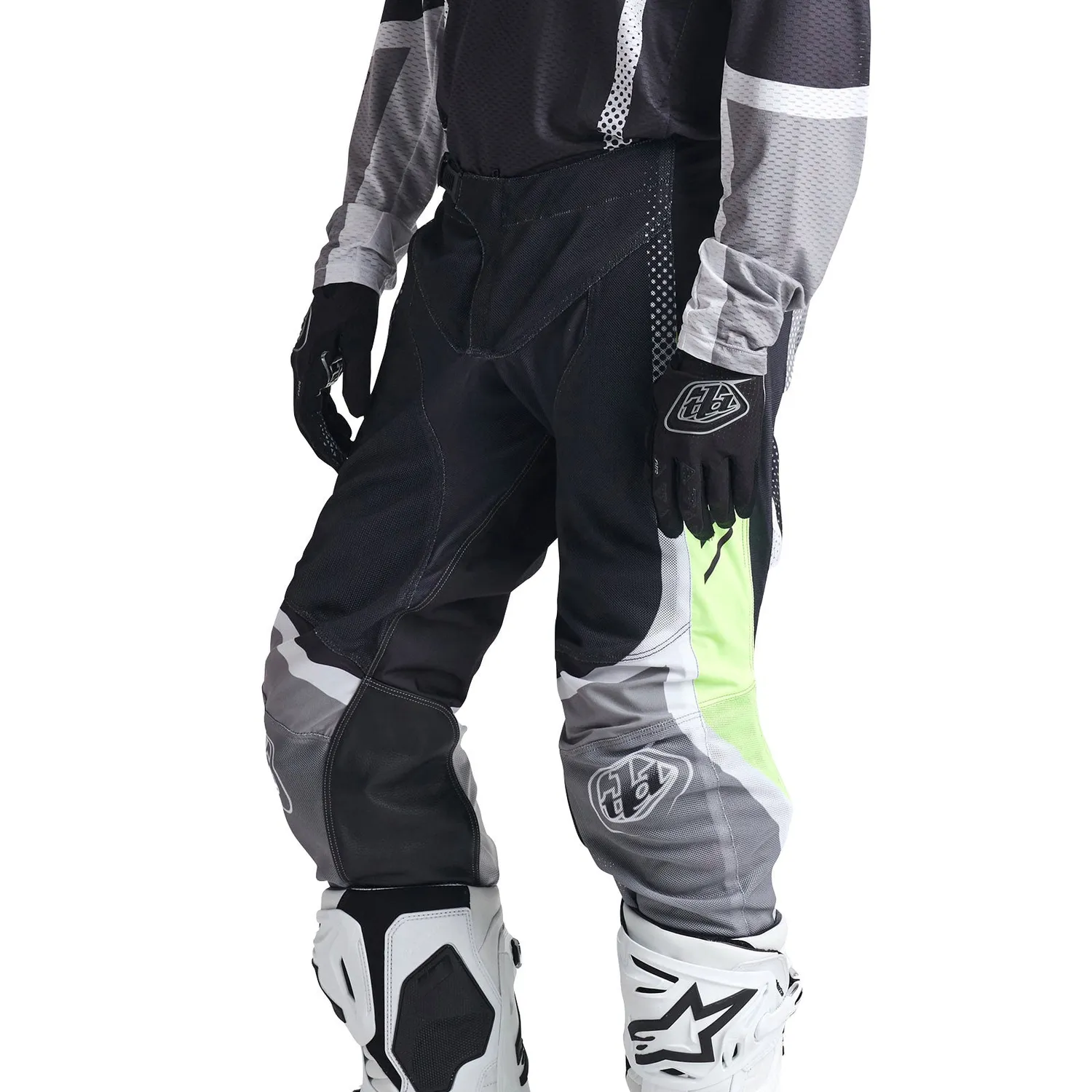Troy Lee Designs GP Pro Air Bands pantaloni moto Phantom Grey