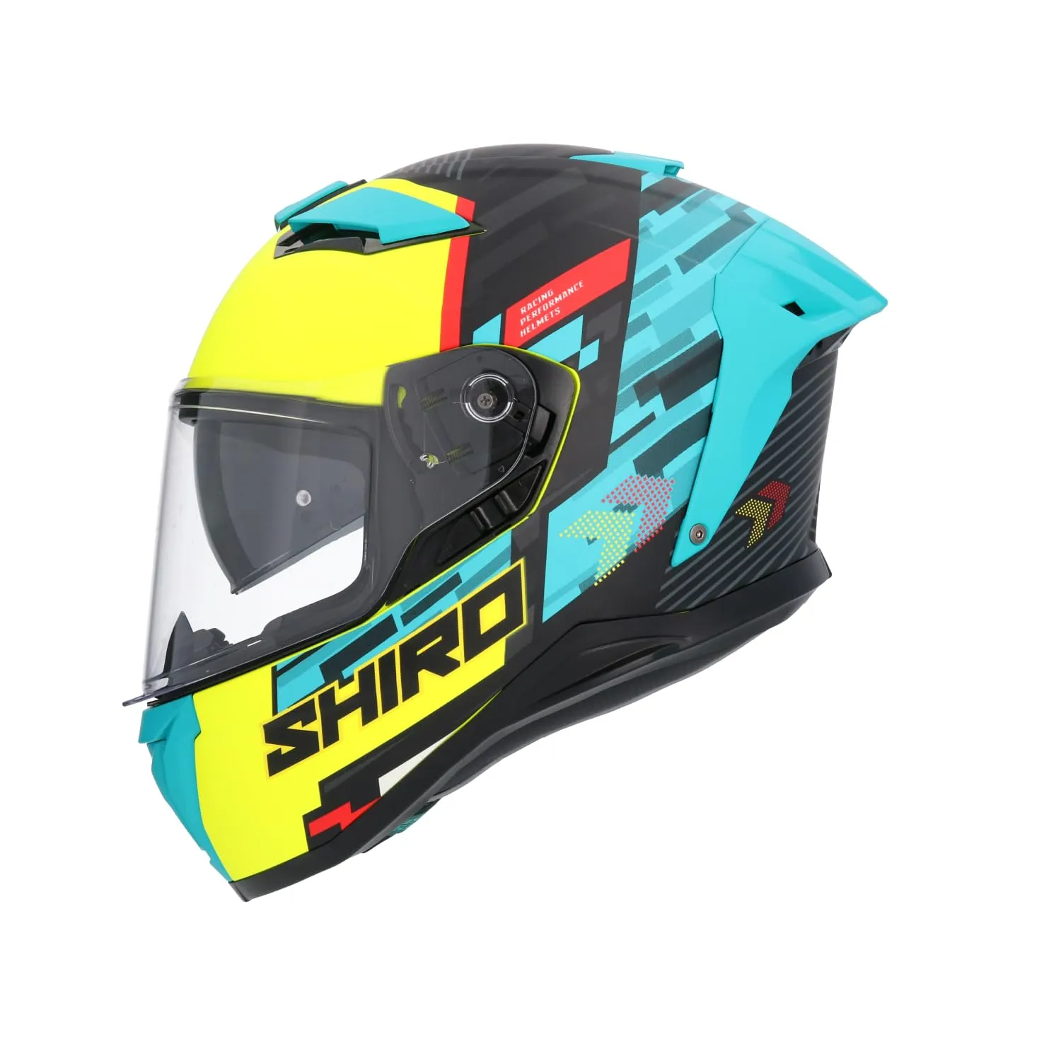 Bi Esse Racing Casco Moto Modulare Blu Taglia S
