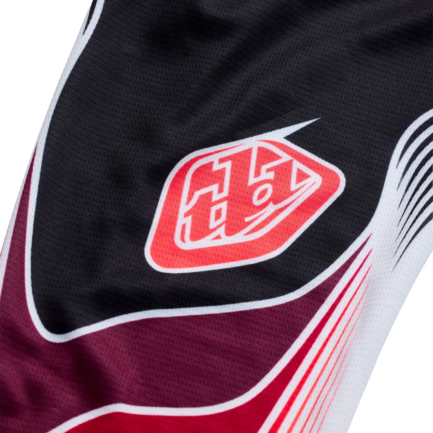 Troy Lee Designs GP Pro Stagger maglia moto nero rosso manica lunga