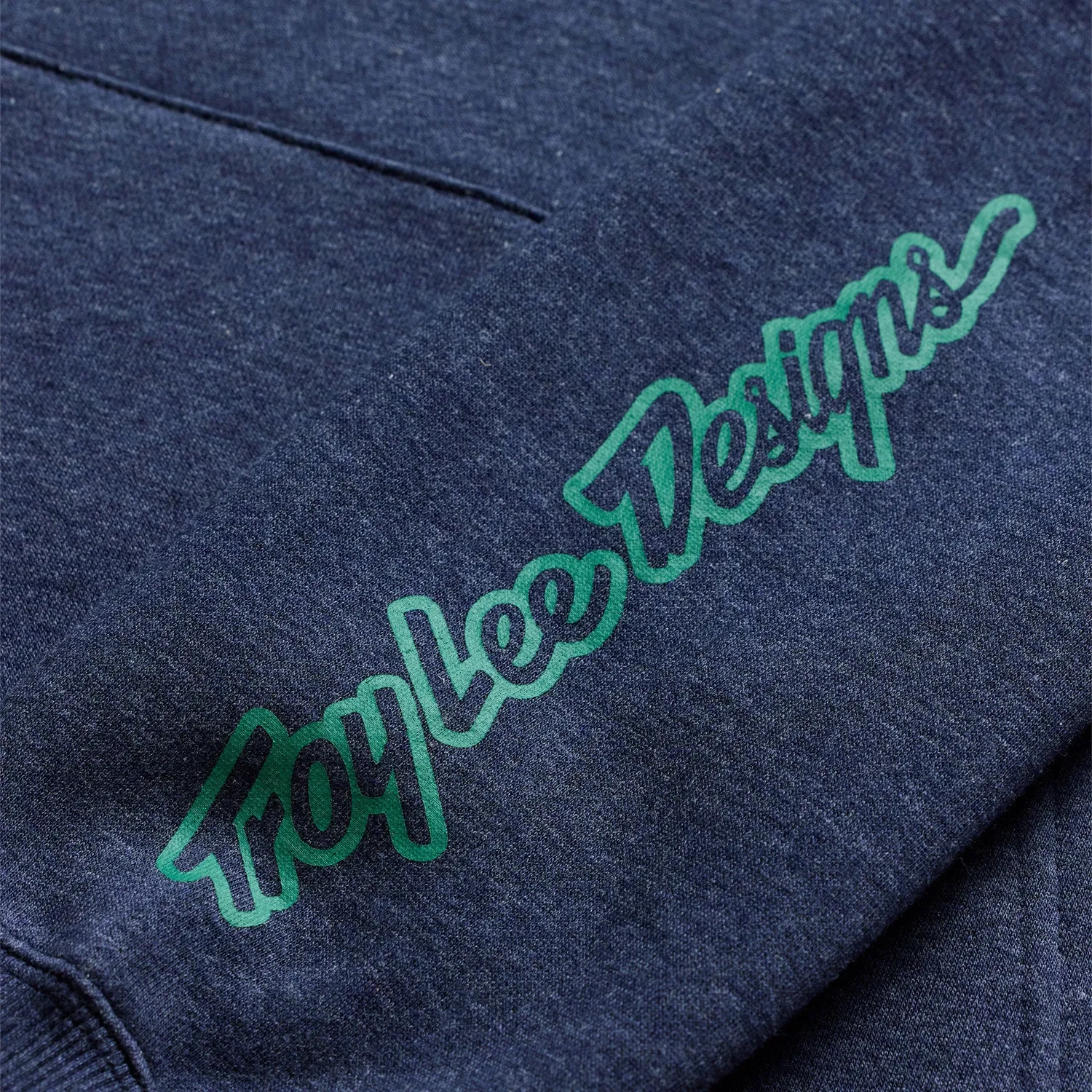 Troy Lee Designs Badge felpa con cappuccio Navy Heather pullover