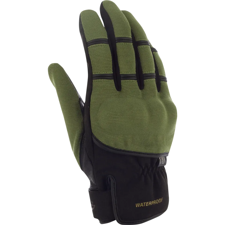 Segura Zeek Evo guanti moto kaki nero impermeabili