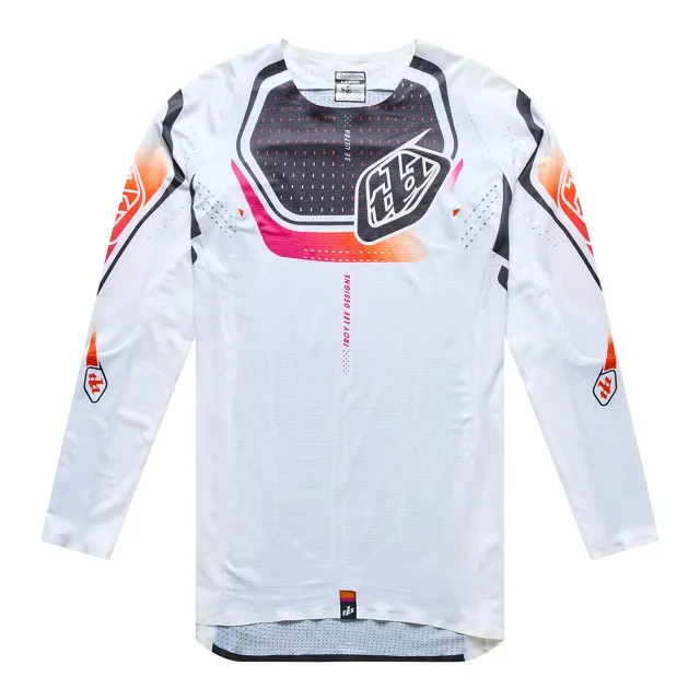 Troy Lee Designs SE Ultra LS maglia bianca manica lunga