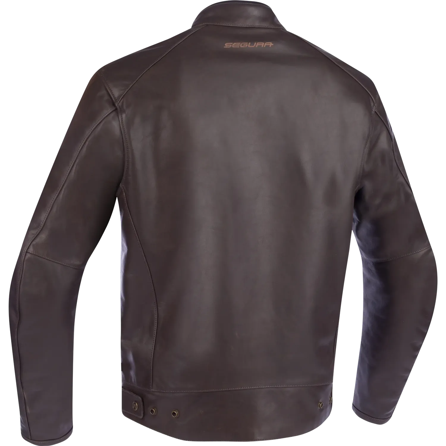 Segura Devon giacca moto pelle Marrone Kaki protettiva