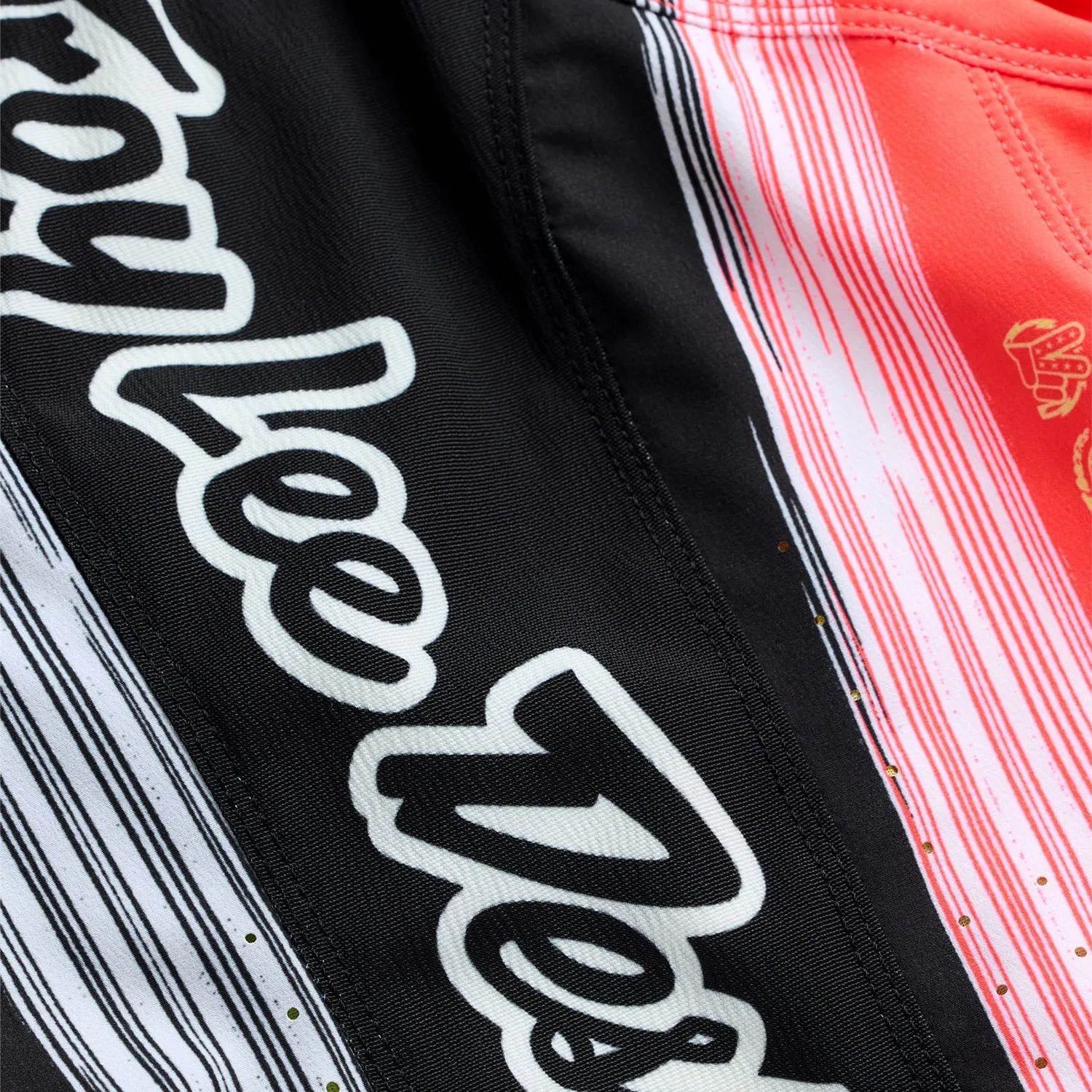 Troy Lee Designs SE Pro Stripes Pantaloni Moto Rosso Nero