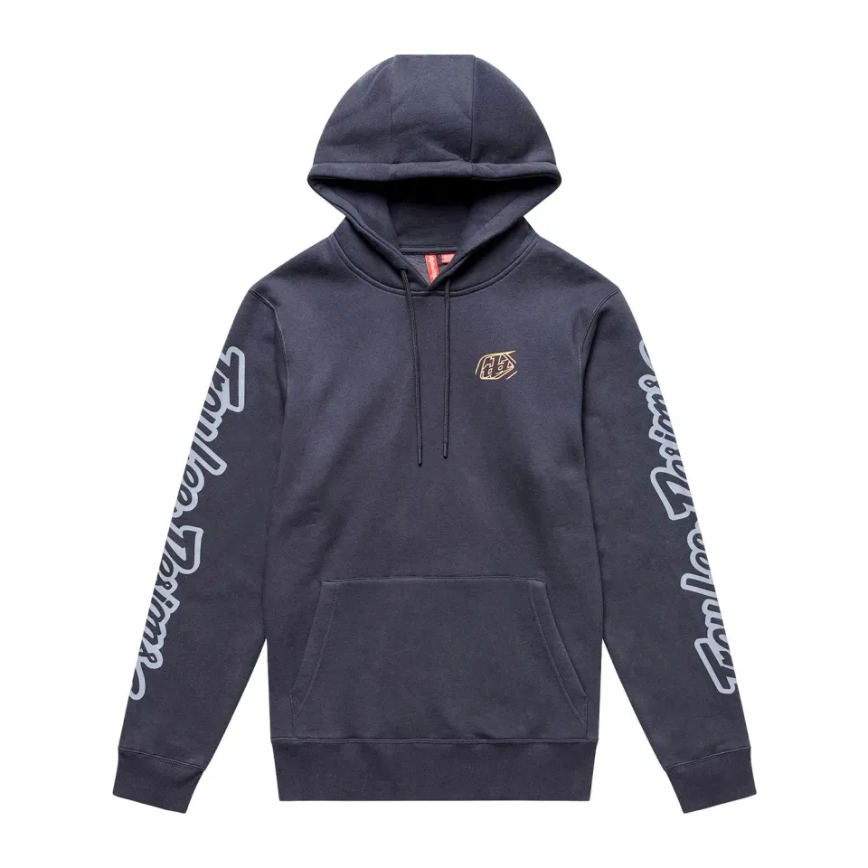 Troy Lee Designs Branded felpa cappuccio carbon calda