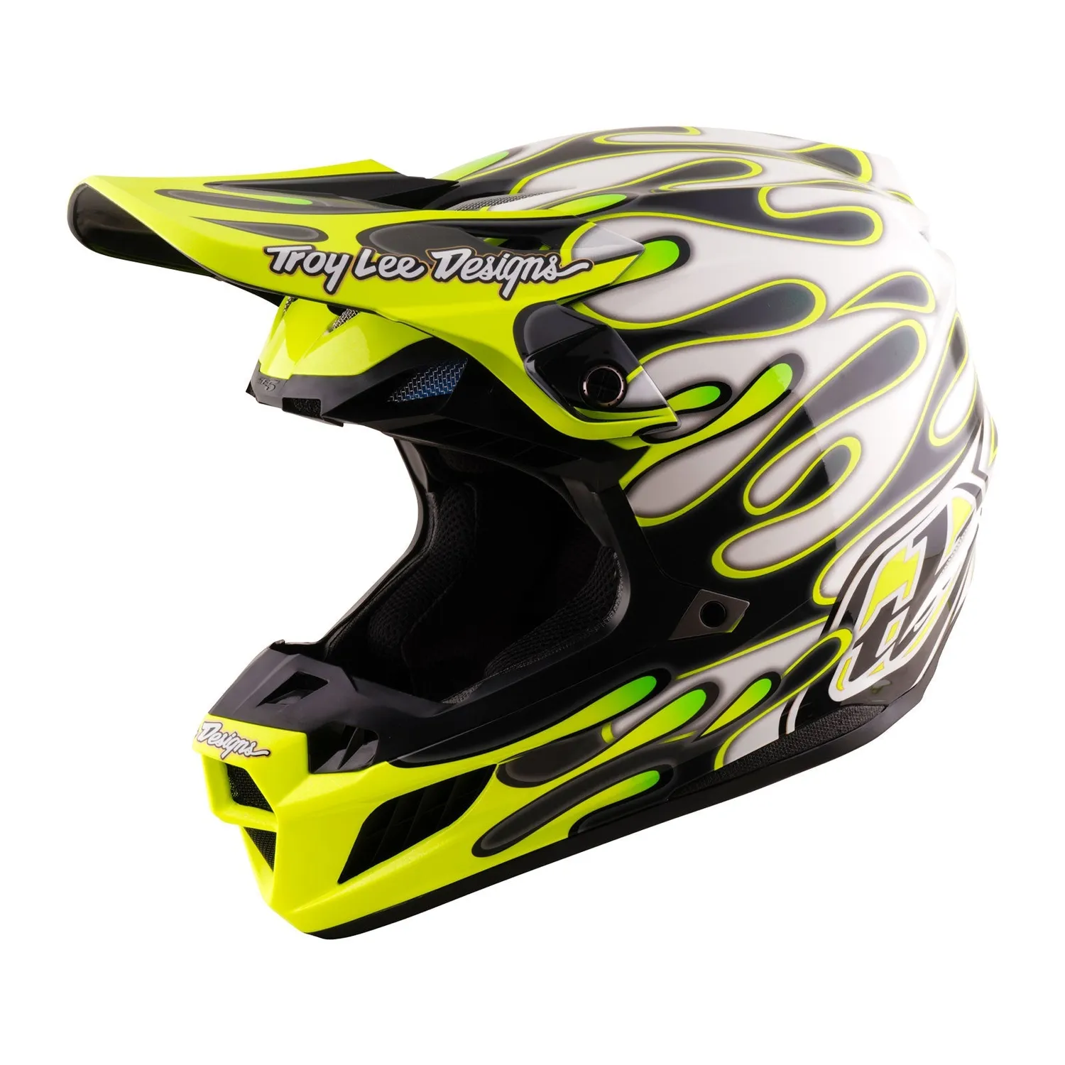 Troy Lee Designs SE5 Composite Casco Charcoal Yellow MIPS
