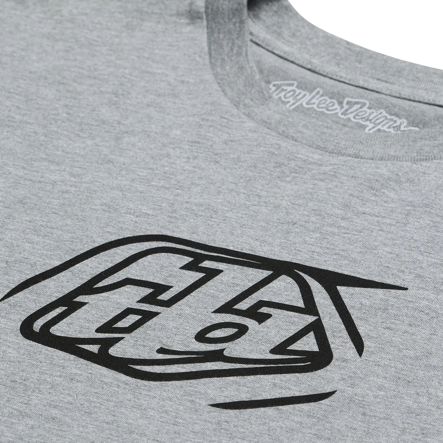 Troy Lee Designs Badge T-shirt Uomo Grey Heather manica corta