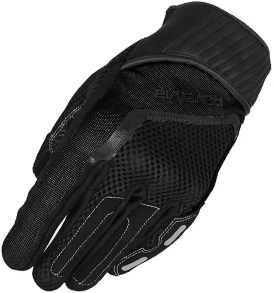 Ravenna guanti moto neri estivi touchscreen ventilati