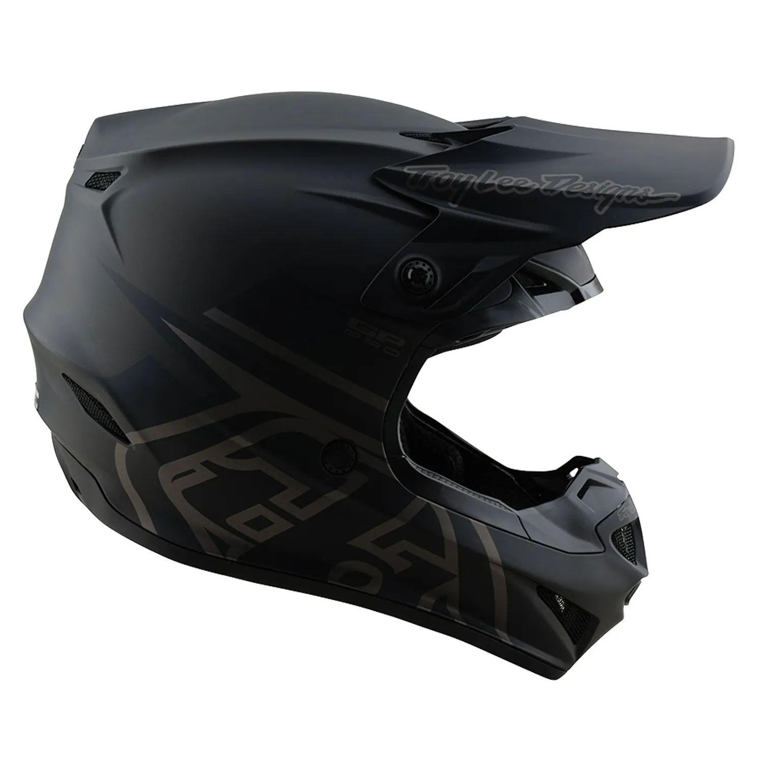 Troy Lee Designs GP Pro Mono casco moto nero MIPS