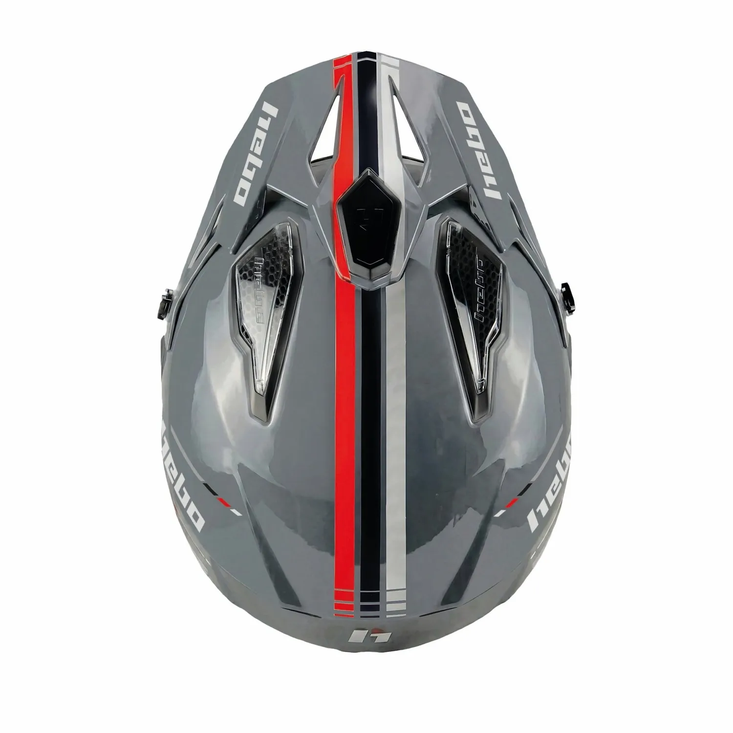 Hebo Zone 5 R.S. casco trial grigio ECE 22-06