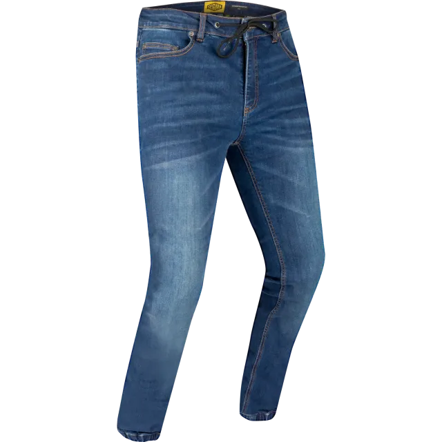 Segura Hunky jeans moto uomo blu cordura stretch protezioni CE